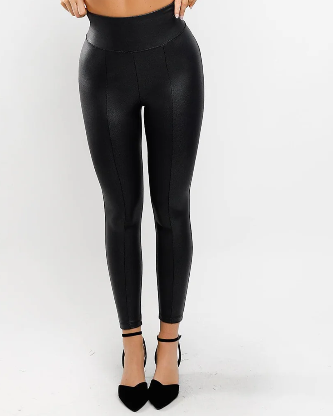 Pantaloni Tehnici De Compresie Cu Finisaj Lucios Pentru Femei®