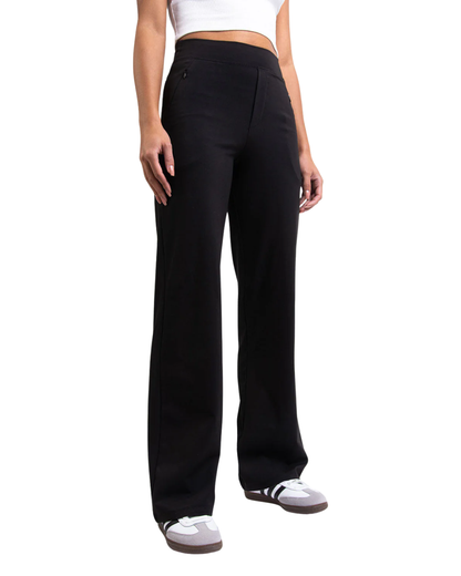 Pantaloni de damă cu croială dreaptă și elasticitate ridicată®