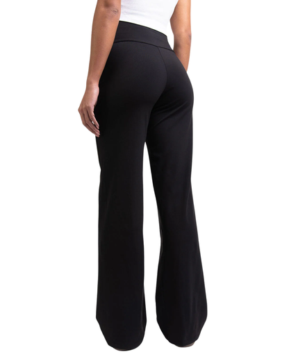 Pantaloni de damă cu croială dreaptă și elasticitate ridicată®