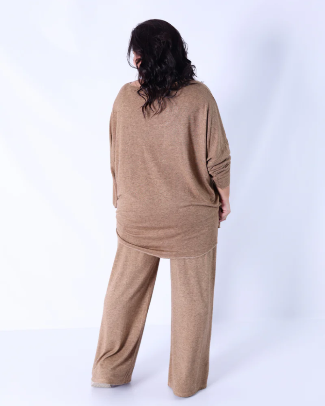 Set din două piese din țesătură tricotată moale pentru femei®