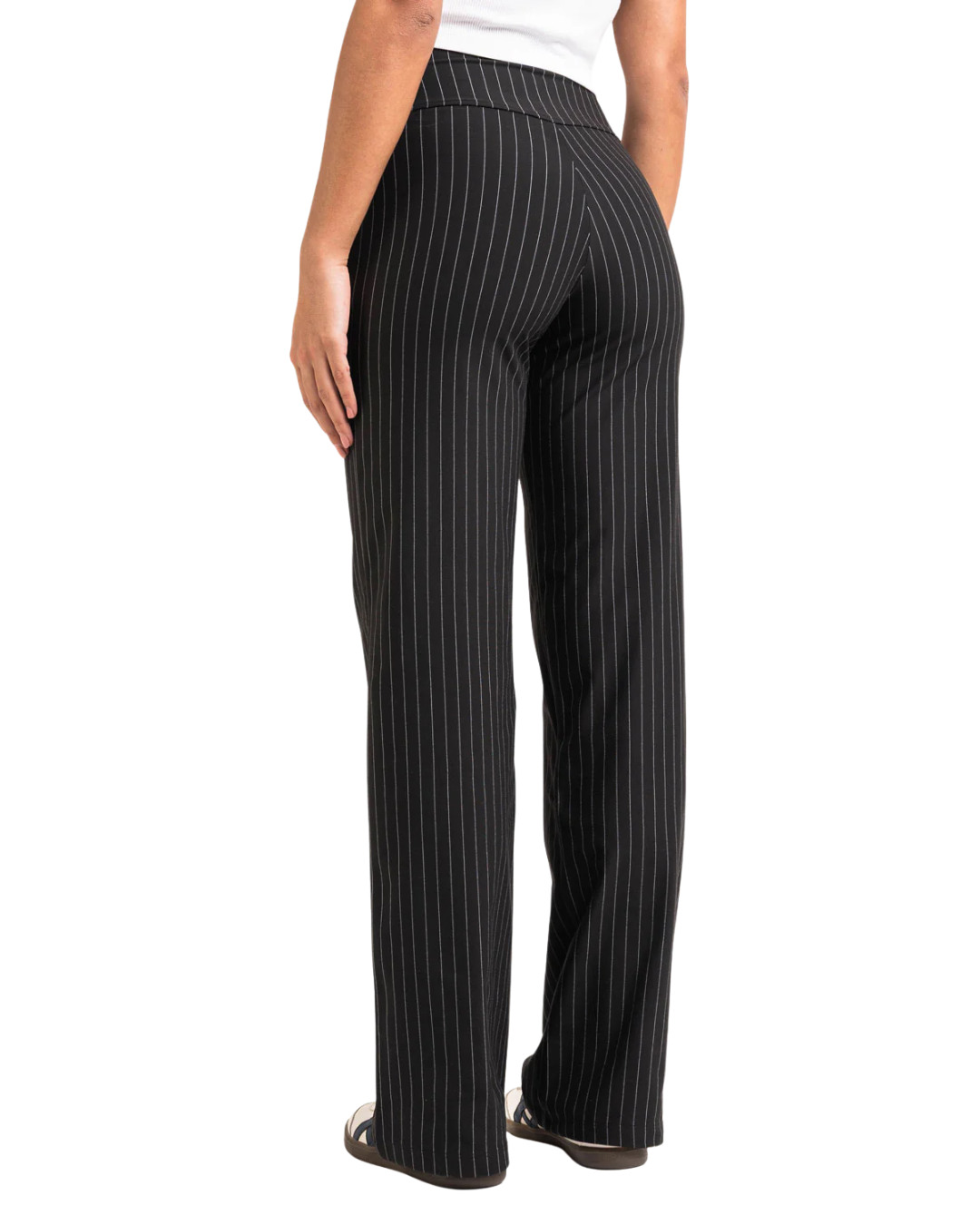 Pantaloni de damă cu croială dreaptă și elasticitate ridicată®